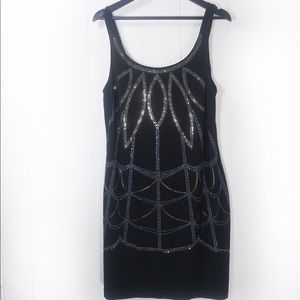 Gorgeous Sequined Bisou Bisou Midi Dress